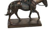 Decoratieve figuren DKD Home Decor 20 x 7 x 22 cm Paard Koper - thumbnail