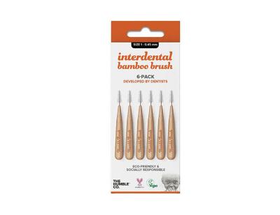 The Humble Co Interdental borstel 0.45 mm oranje 6 Stuks