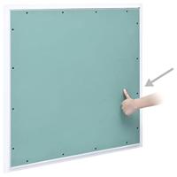VidaXL Toegangspaneel met aluminium frame en gipsplaat 600x600 mm - thumbnail