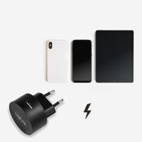 LogiLink LogiLink USB wall charger - Netzteil - 10.5 Watt - 2.1 A (USB) USB-oplader 10.5 W 1x USB-A Zwart Binnen - thumbnail