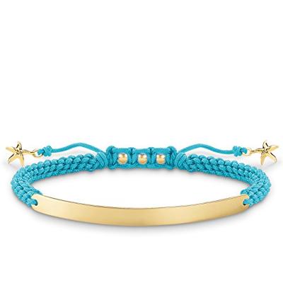Thomas Sabo LBA0060-848-1 Blauw Zilver Gouden - Maat: 14,5-21 cm Dames armband