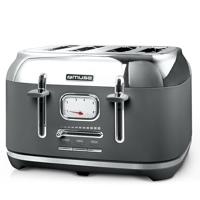 Muse MS-131 DG Broodrooster Grijs - 4 plak - 4 Slots - thumbnail