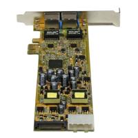 .com Dubbele Poort PCI Express Gigabit Ethernet Netwerkkaart Adapter - 2 Poort PCIe NIC 10100100 Server Adapter met PoE PSE - Netwerkadapter - PCIe - Gigabit Ethernet x 2 - thumbnail