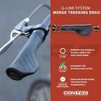 CONTEC handvatten "merge trekking ergo" ct grips merge trekking ergo,96/140mm,black - thumbnail