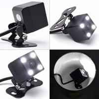 PZ603 auto Video Monitor HD Auto Parking LED Night Vision CCD Reverse Rear View Camera met 4 3 inch auto achteruitkijkspiegel - thumbnail