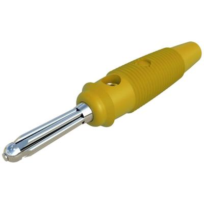Hirschmann Test & Measurement BUELA 30 K Pluimstekker Stekker, recht Stift-Ø: 4 mm Geel 1 stuk(s)