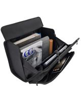 Juscha JU-46216 Pilotenkoffer STOP Samar 46x26x4 cm Zwart - thumbnail