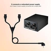 Voedingskabel NANOCABLE 10.22.0100 Zwart 1,8 m - thumbnail