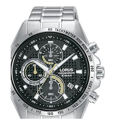 Lorus RM351HX9 Horloge Chronograaf staal zilverkleurig-zwart 44 mm Lorus RM351HX9 Horloge Chronograaf staal zilverkleurig-zwart 44 mm