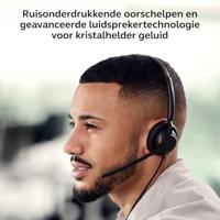 Jabra Engage 40 On Ear headset Kabel Mono Zwart Ruisonderdrukking (microfoon), Noise Cancelling Headset, Mono, Volumeregeling, Microfoon uitschakelbaar (mute) - thumbnail