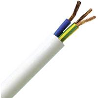 Kopp 151810842 Geïsoleerde kabel H05VV5-F 3 x 1.5 mm² Wit 10 m - thumbnail
