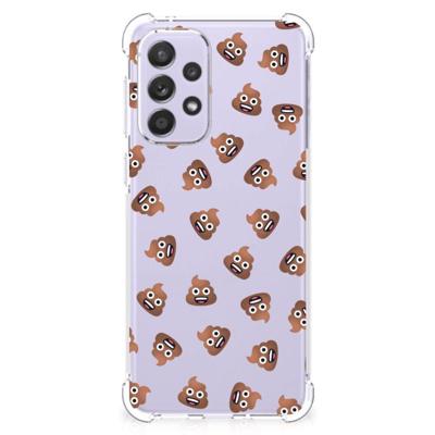Doorzichtige Silicone Hoesje voor Samsung Galaxy A33 Poep Emojis Doorzichtige Silicone Hoesje voor Samsung Galaxy A33 Poep Emojis