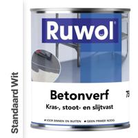 Ruwol Betonverf Standaard Wit 750 ml - thumbnail