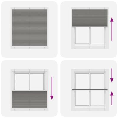VidaXL Plissé rolgordijn 120x100 cm stofbreedte 119,4 cm antraciet VidaXL Plissé rolgordijn 120x100 cm stofbreedte 119,4 cm antraciet