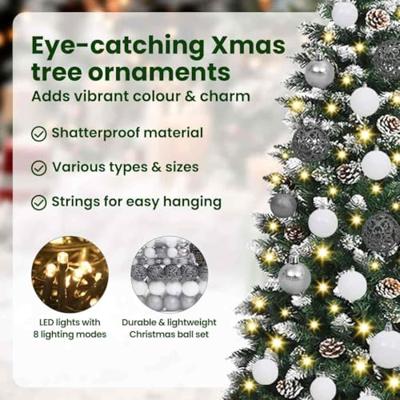 VidaXL Kunstkerstboom met 150 led groen 150 cm pvc en plastic en staal