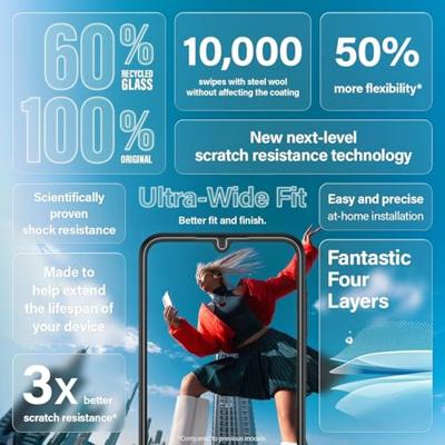 PanzerGlass 3-in-1 Ultra Wide Fit Bundle Glass + Case + Lens Set (hoesje + beschermglas) Samsung Galaxy A15, Galaxy A15 5G PanzerGlass 3-in-1 Ultra Wide Fit Bundle Glass + Case + Lens Set (hoesje + beschermglas) Samsung Galaxy A15, Galaxy A15 5G