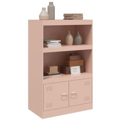 Dressoir 67x39x107 cm staal roze Dressoir 67x39x107 cm staal roze