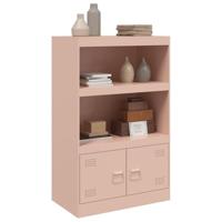 Dressoir 67x39x107 cm staal roze - thumbnail