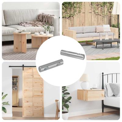 Moer 2 pcs Verzinkt 60 x 12 mm IJzer