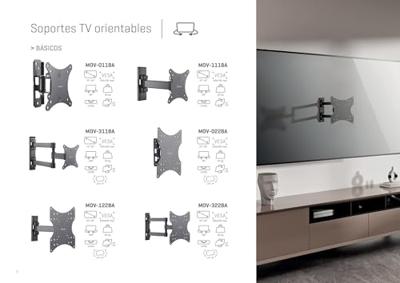 Muursteun voor tv met arm FONESTAR MOV-322BA