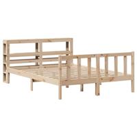 Bedframe zonder matras massief grenenhout 120x200 cm - thumbnail