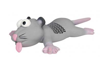 Trixie 35232 Rat/muis, bandenspoor, latex, 22 cm, gesorteerd op kleur