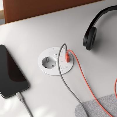 Bachmann 938.301 Bureaustekkerdoos Wit