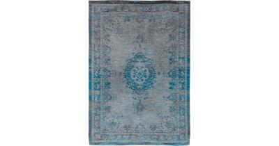 Louis de Poortere - 8255 Fading World Medallion Grey Turquoise - 80x150 cm Vintage Vloerkleed Louis de Poortere - 8255 Fading World Medallion Grey Turquoise - 80x150 cm Vintage Vloerkleed
