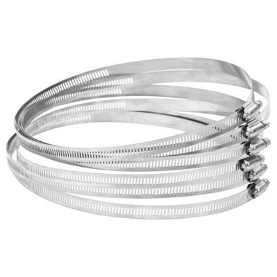 VidaXL Slangklemmen 6 stuks 91-165 mm roestvrij staal 304