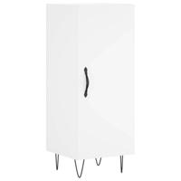 Dressoir 34,5x34x90 cm bewerkt hout wit - thumbnail