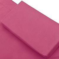 Loungebed met luifel en kussen roze - thumbnail