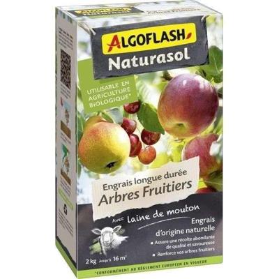 Lange termijn kunstmest fruitbomen - Algoflash Naturasol - 2kg
