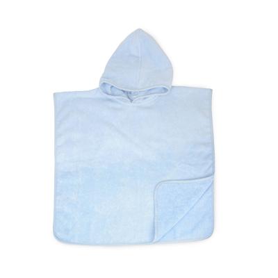 The One Baby Poncho met Capuchon Light Blue