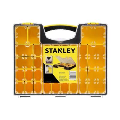 Stanley organizer pro 25 vakken gereedschapsbox (zwart/geel, 25 vakken)