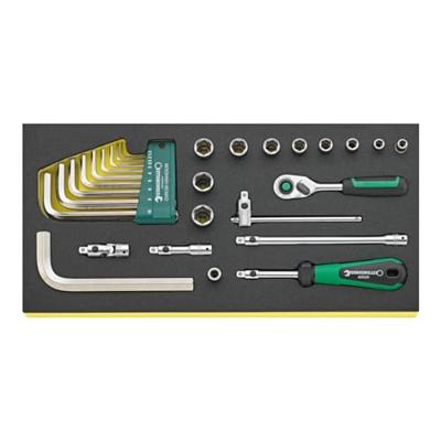 Stahlwille TCS 1/4 ZOLL + 10760 CV QR 96830364 Gereedschapsset Stahlwille TCS 1/4 ZOLL + 10760 CV QR 96830364 Gereedschapsset