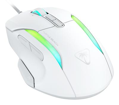 Mouse da gioco wireless - Turtle Beach Kone II - Ultra leggero - Bianco, 26.000 DPI, 23 funzioni personalizzabili