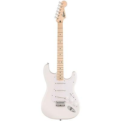 Squier Sonic Stratocaster HT MN Arctic White elektrische gitaar met vaste brug - thumbnail