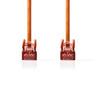 CAT6-kabel | RJ45 Male | RJ45 Male | S/FTP | 1.00 m | Rond | LSZH | Oranje | Label - thumbnail