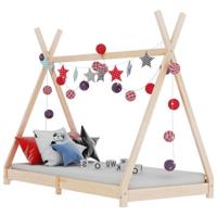 Kinderbedframe massief grenenhout 80x160 cm - thumbnail