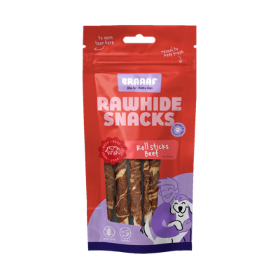 Braaaf Rollsticks 12 cm beef and fish