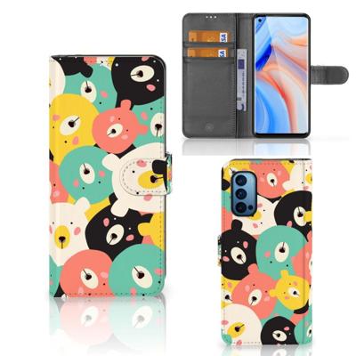 OPPO Reno 4 Pro 5G Leuk Hoesje Bears OPPO Reno 4 Pro 5G Leuk Hoesje Bears