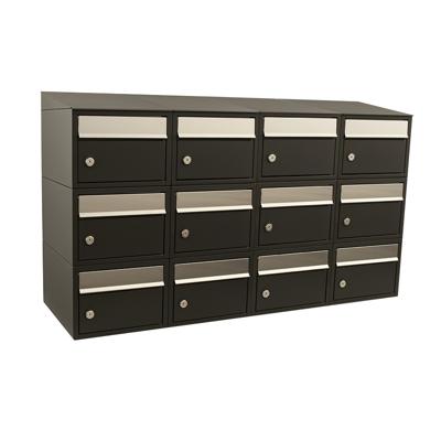 Stoer! Brickset 4-Breed, 3-Hoog Met Dak Zwart - 40215070_4x3d