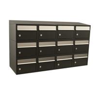 Stoer! Brickset 4-Breed, 3-Hoog Met Dak Zwart - 40215070_4x3d - thumbnail