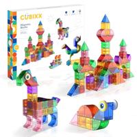 Clics Cubixx magnetische bouwspeelgoed - 85dlg. - thumbnail