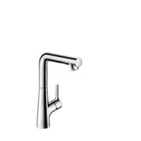 Hansgrohe Talis Ss wastafelkraan 210 120° draaibaar met waste chroom 72105000 - thumbnail