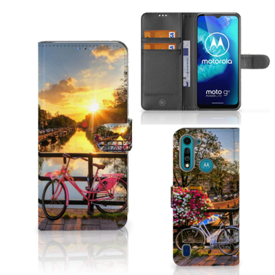 Motorola G8 Power Lite | Flip Cover | Amsterdamse Grachten Motorola G8 Power Lite | Flip Cover | Amsterdamse Grachten