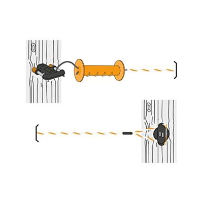 Gallagher Doorgangsset elastisch cord wit 3/6m - 016412 016412