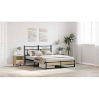 Bedframe zonder matras hout sonoma eikenkleurig 150x200 cm - thumbnail