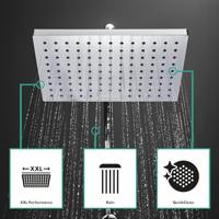 Regendouche set HansGrohe Vernis Shape Showerpipe 230 1 Jet Reno E Chroom - thumbnail