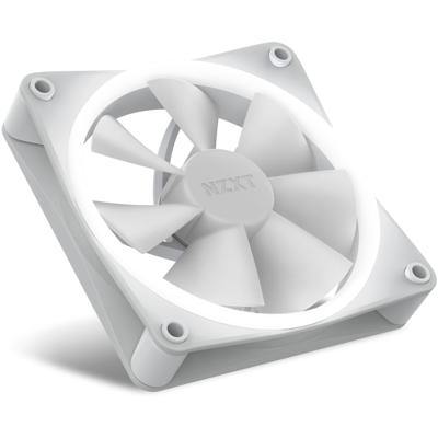NZXT F120 RGB - 120mm RGB Fans - Single - White